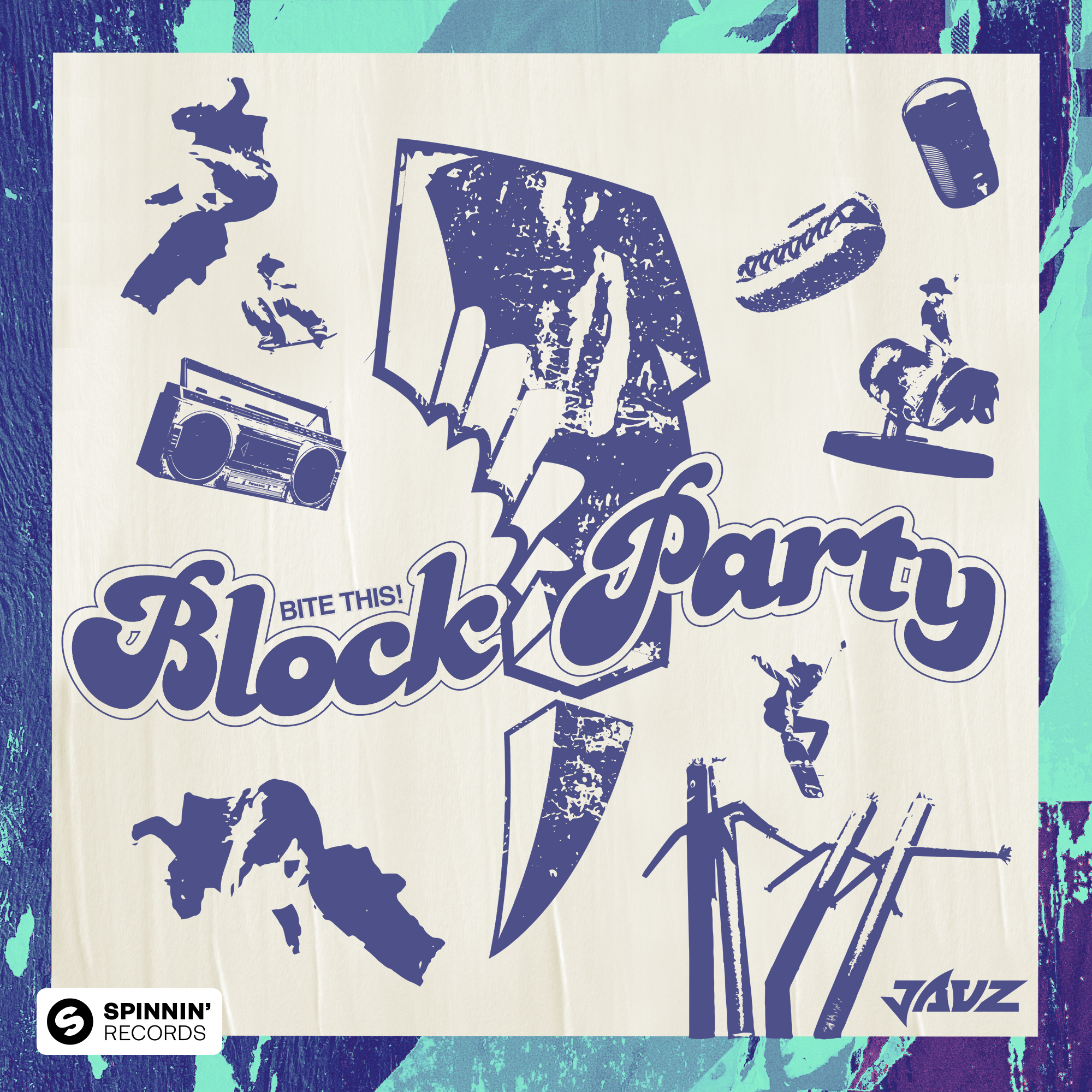 Jauz releases a 3-track EP titled Block Party cover image